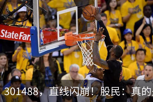 301488，直线闪崩！股民：真的是奇观