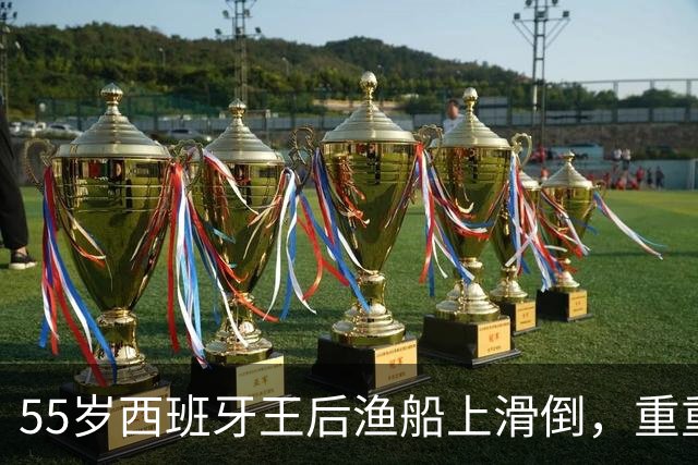 55岁西班牙王后渔船上滑倒，重重摔地后站起，公主姐妹却很担心